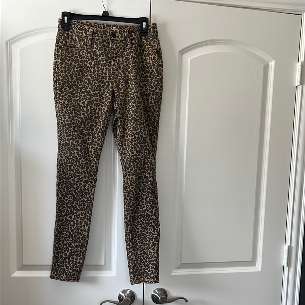 Leopard Print Denim